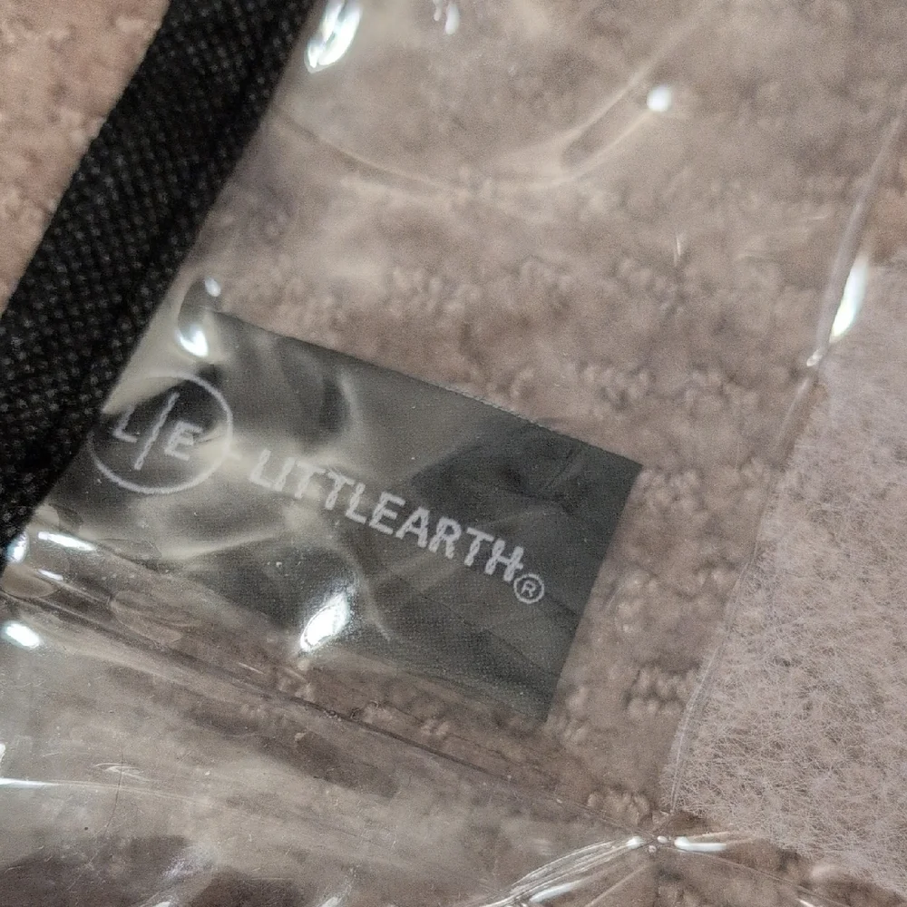 Little Earth Clear Stadium Bag with Black Trim NWT